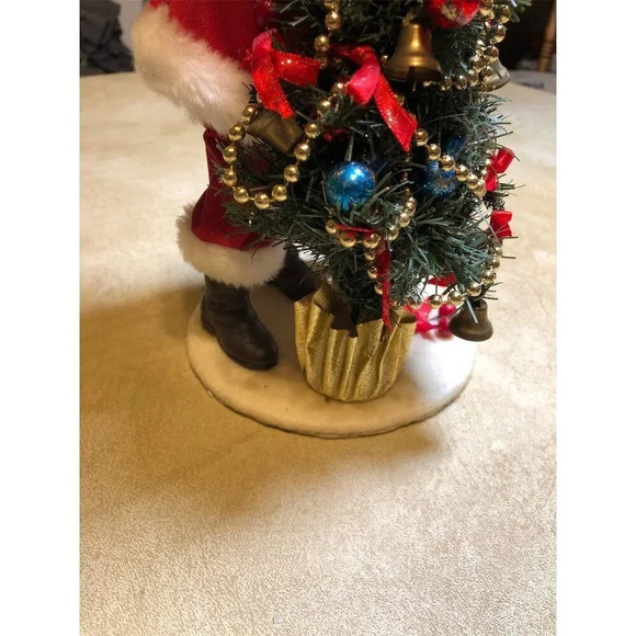 Possible Dreams Santa Claus with Christmas Tree & Puppy Figurine Holiday Decor - Picture 9 of 9